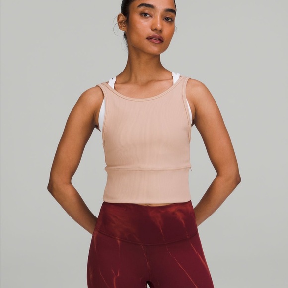 Lululemon Power Pivot Tank Top - Ribbed - Picture 1 of 9